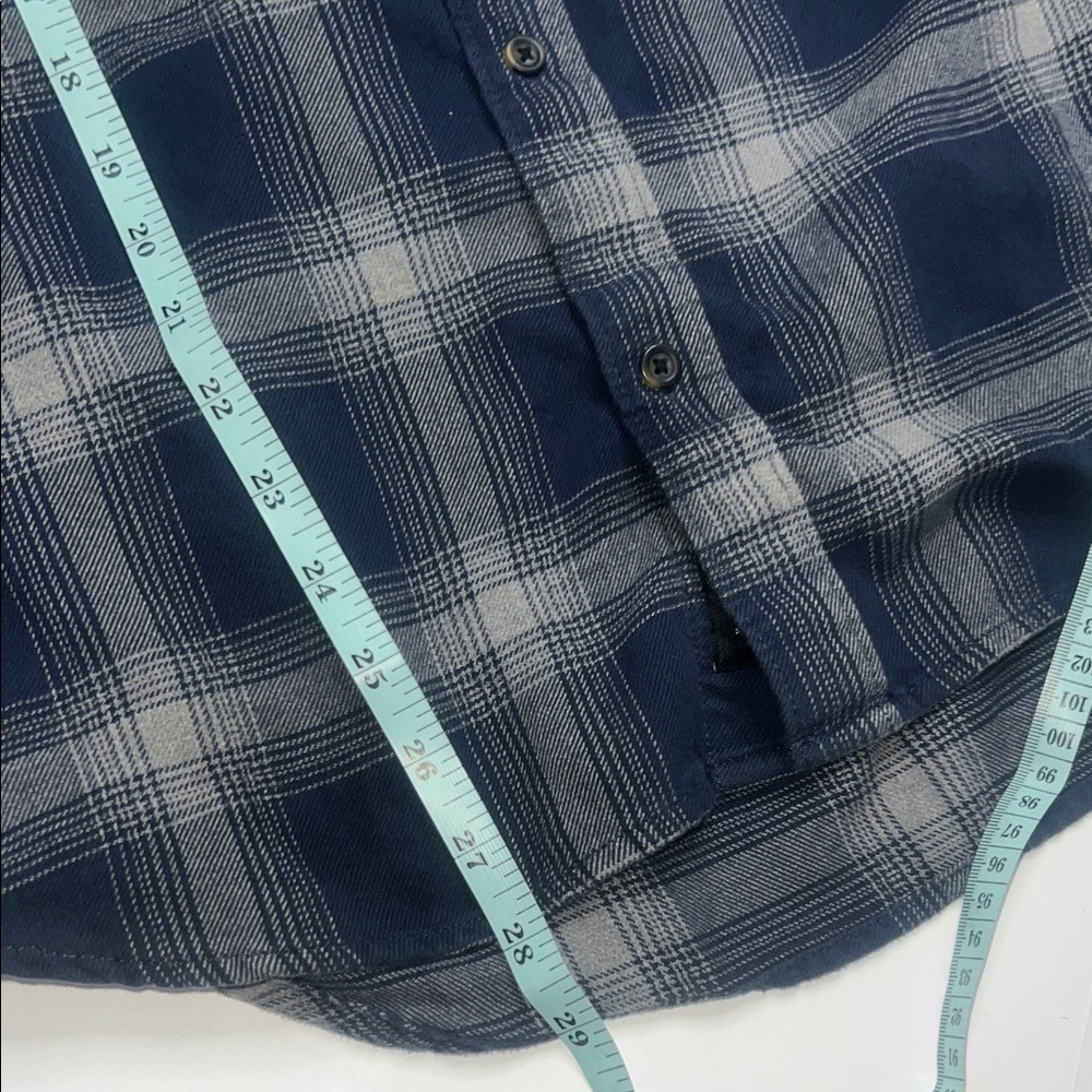 Vans Navy and Light Gray Plaid Shirt - Picture 6 of 6